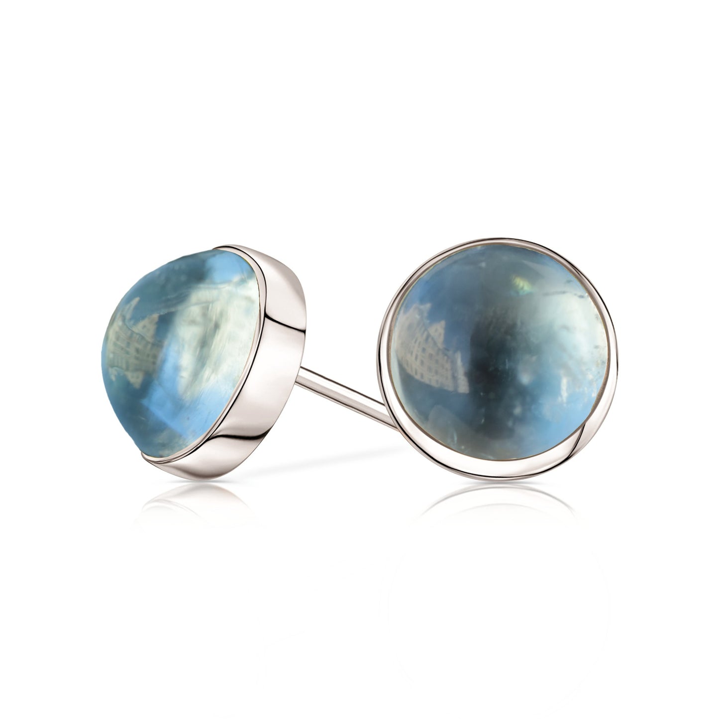 Aquamarine Stud Earrings