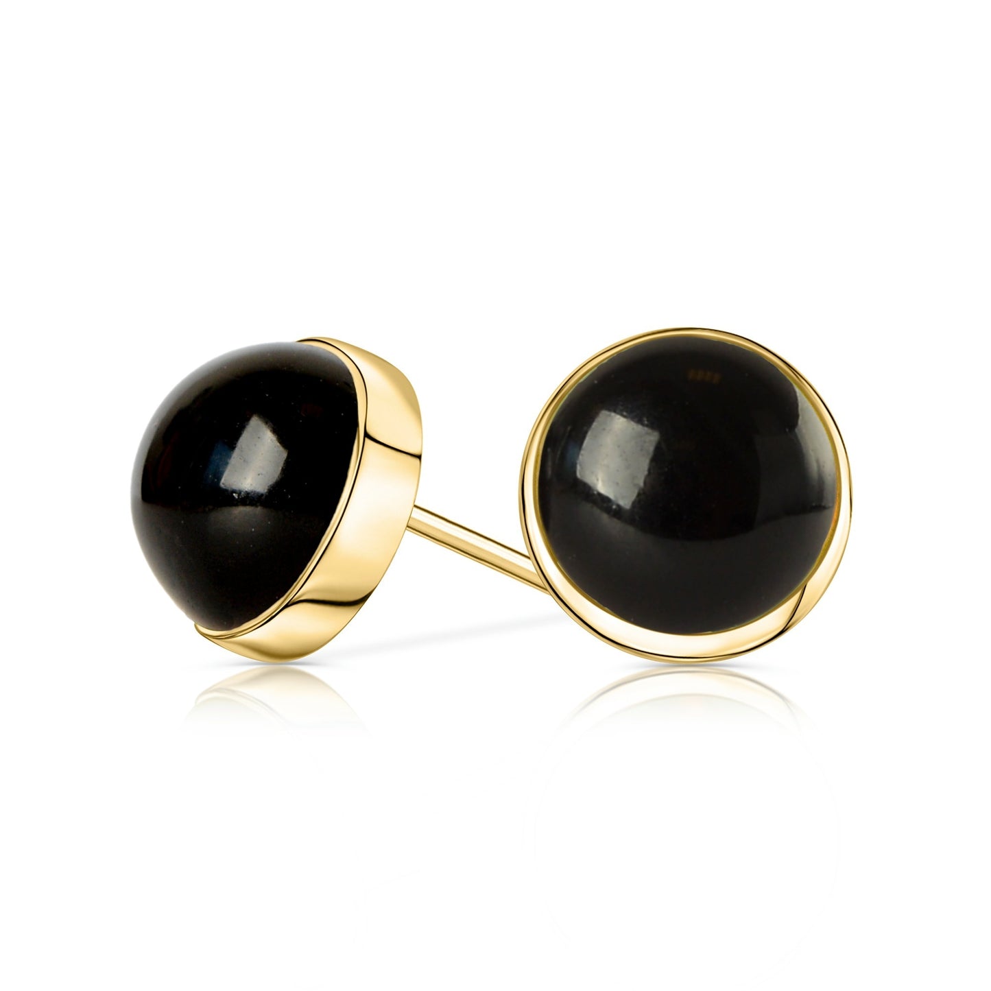 Black Onyx Stud Earrings