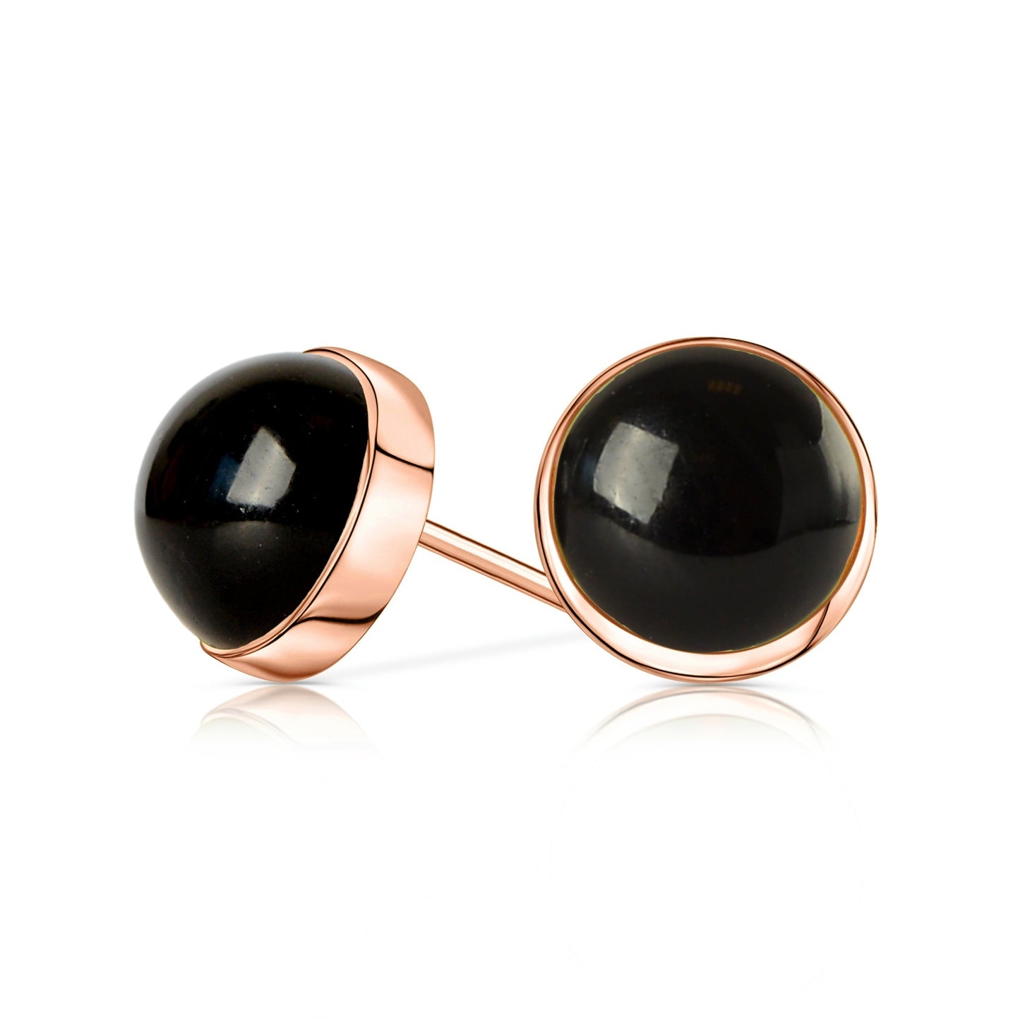 Black Onyx Stud Earrings