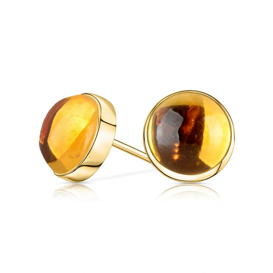 Citrine Stud Earrings