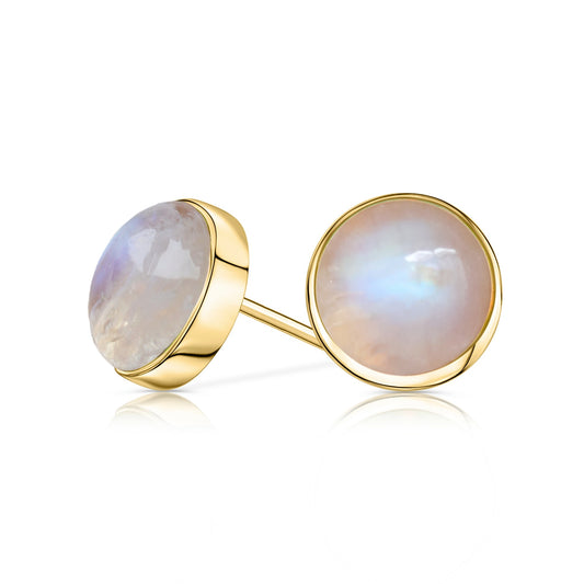 14k Gold Moonstone earrings