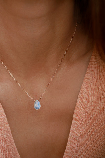 Rainbow Moonstone Necklace