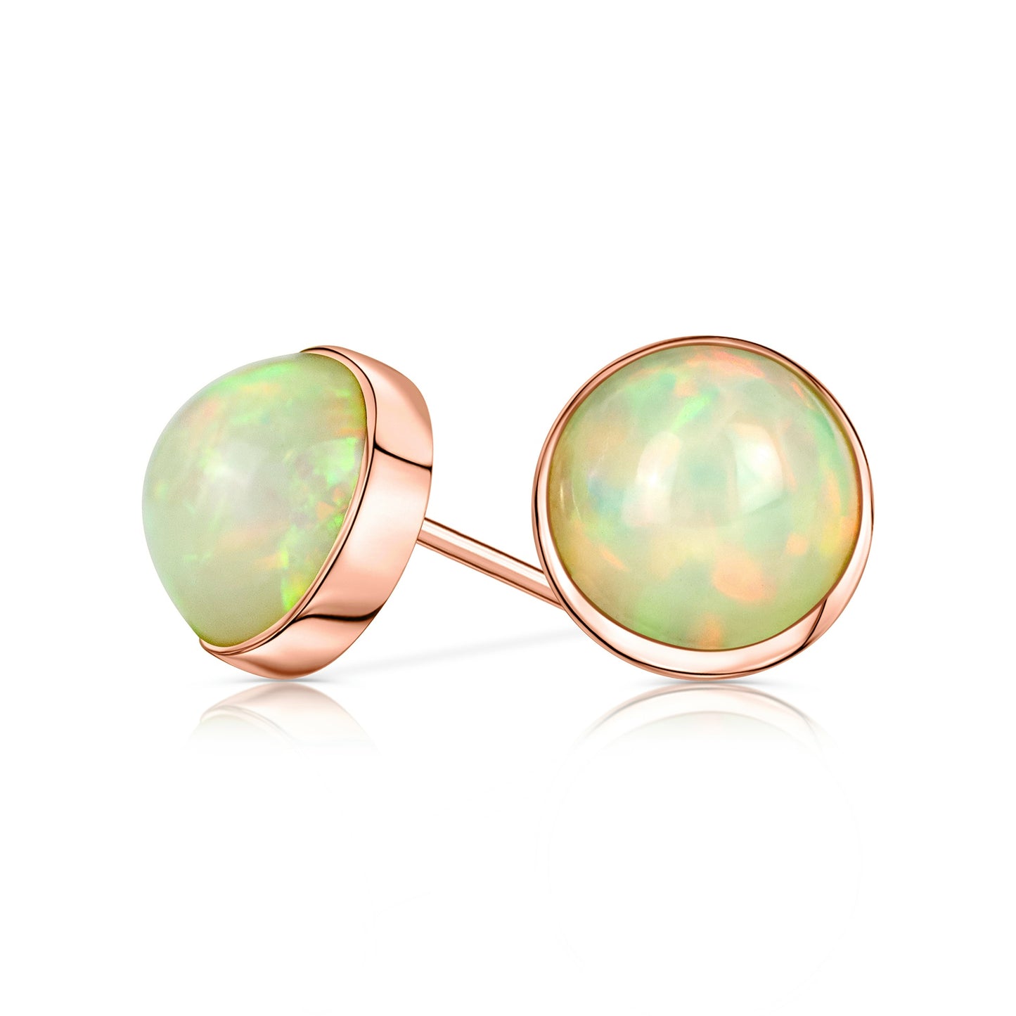 Ethiopian Opal Stud Earrings