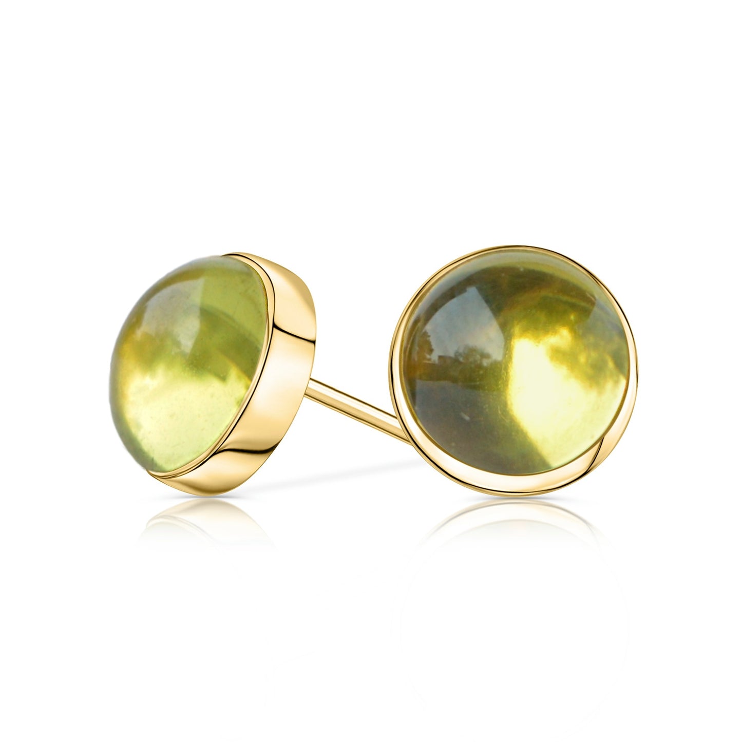 Peridot Stud Earrings