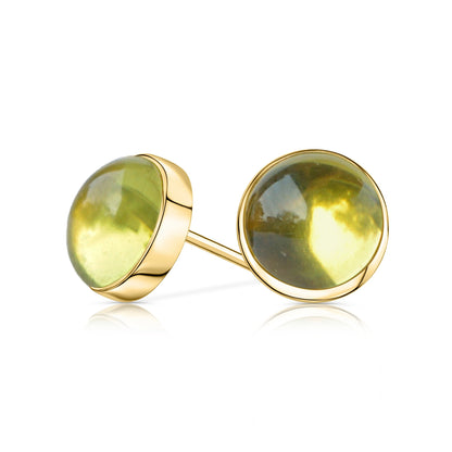 Peridot Stud Earrings