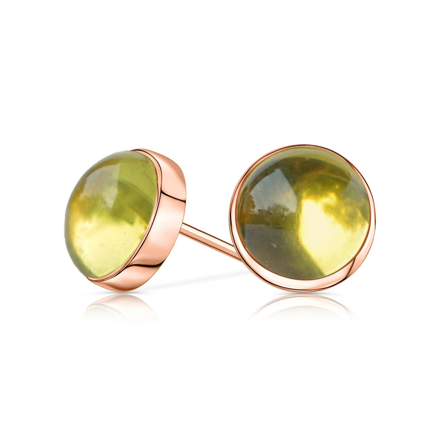 Peridot Stud Earrings