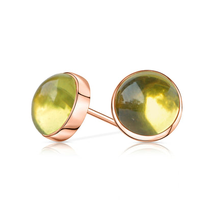 Peridot Stud Earrings