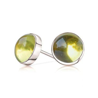 Peridot Stud Earrings