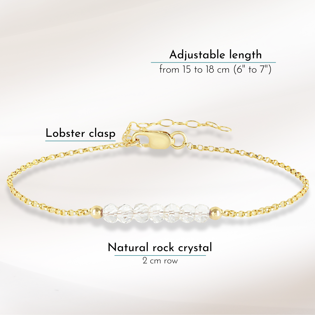 Rock Crystal Bracelet - details