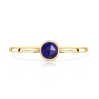 14k Blue Sapphire Ring