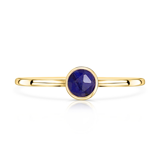 14k Blue Sapphire Ring