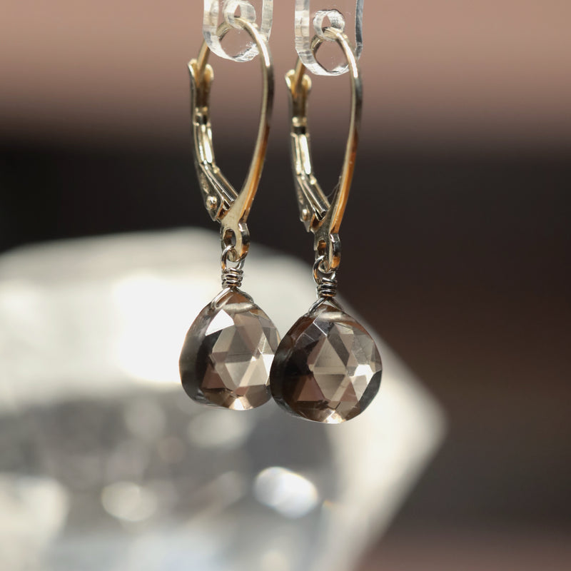 Smoky Quartz Earrings