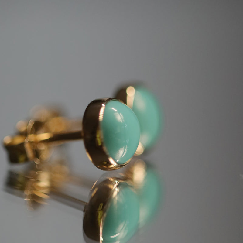 Kingman Turquoise Stud Earrings