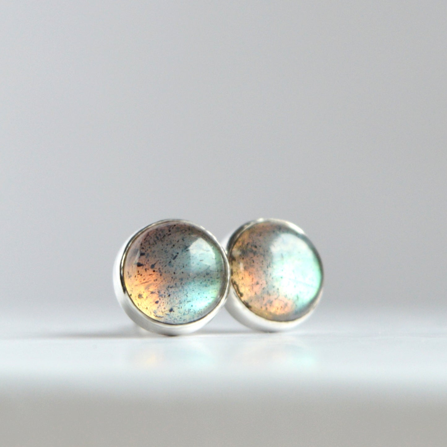 Labradorite Stud Earrings