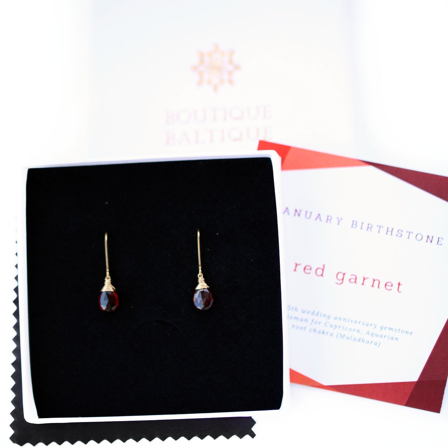 Mozambique Garnet Earrings