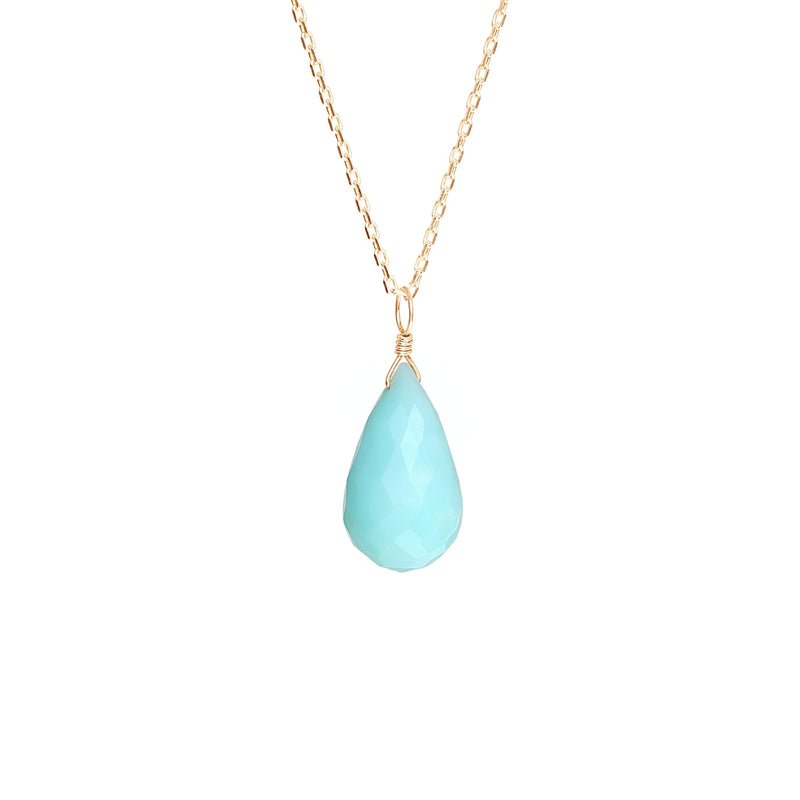 Tiny Blue Opal Jewish Star Necklace– Peace Love Light Shop