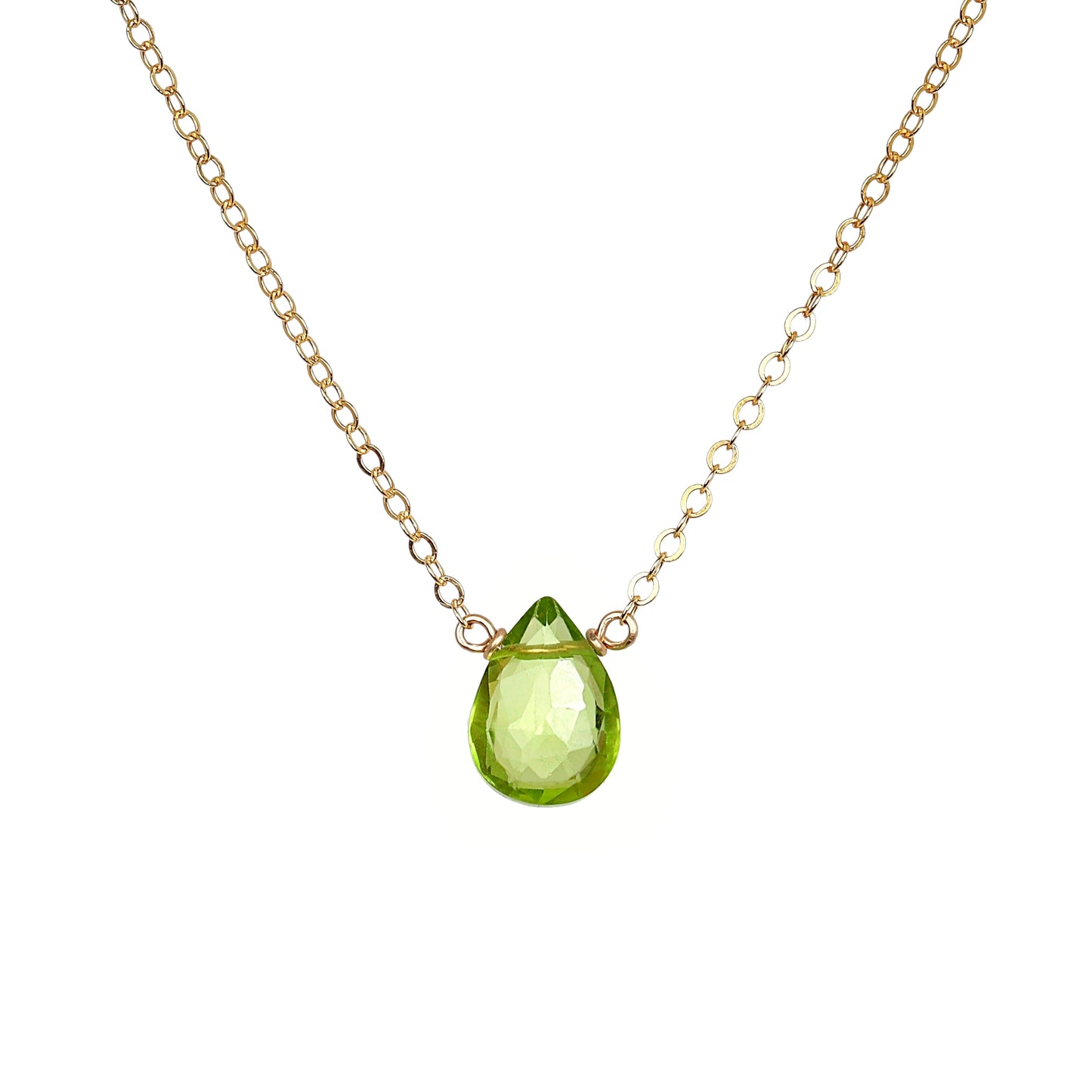 Dainty Peridot Necklace