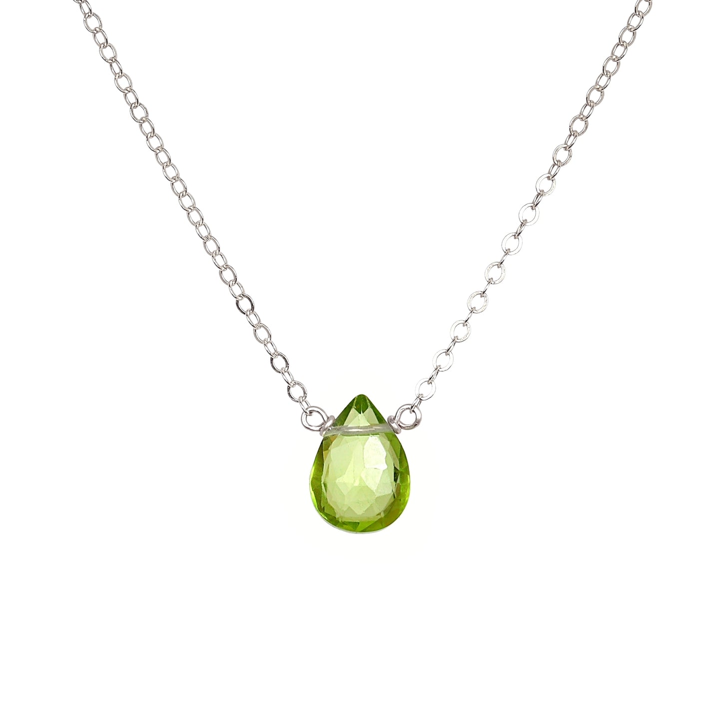 Dainty Peridot Necklace