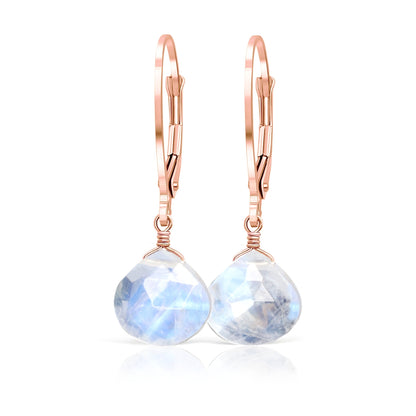 Rainbow Moonstone Earrings