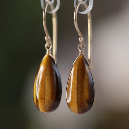 Tiger Eye Earrings