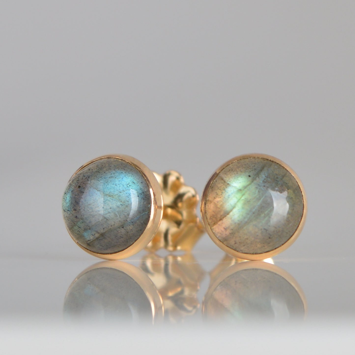 Labradorite Stud Earrings